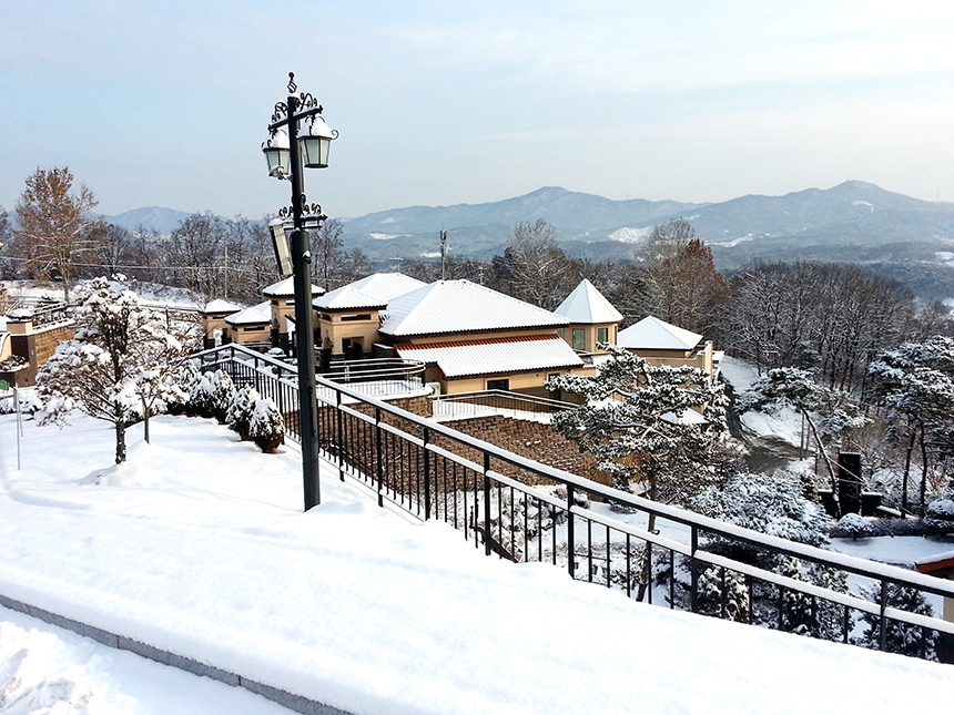 연수원 겨울 풍경